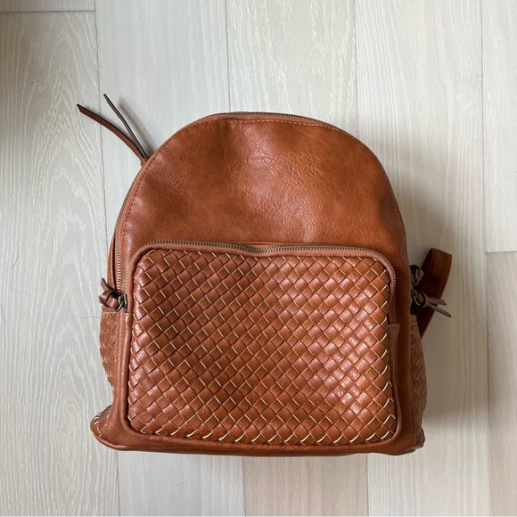 Madewell Handbags - NWOT Under One Sky Caramel Brown Mini Backpack